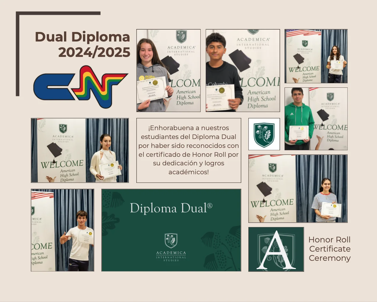 Diploma Dual 2024/2025 — entrega de certificados